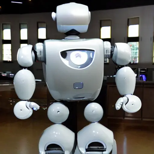 an overweight robot