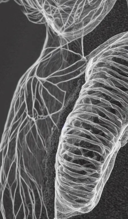 A real lung ct scan, medical image, highly detailed, sharp focus, black and white, soft focus, made of fluffy hyperrealistic yarn showing nerves and vessels realistic
